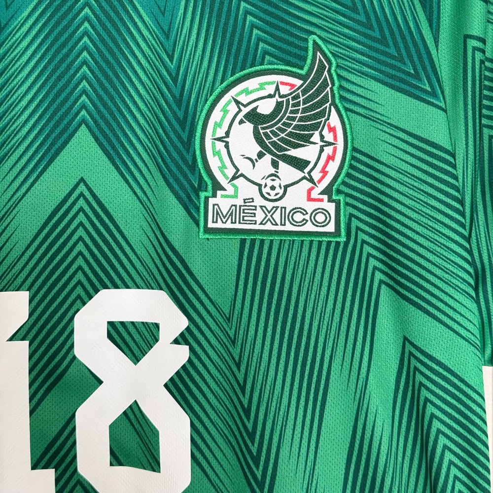 Adidas Mexico 2022 World Cup Home Jersey - A. Guardado 18 - M - Picture 3 of 13